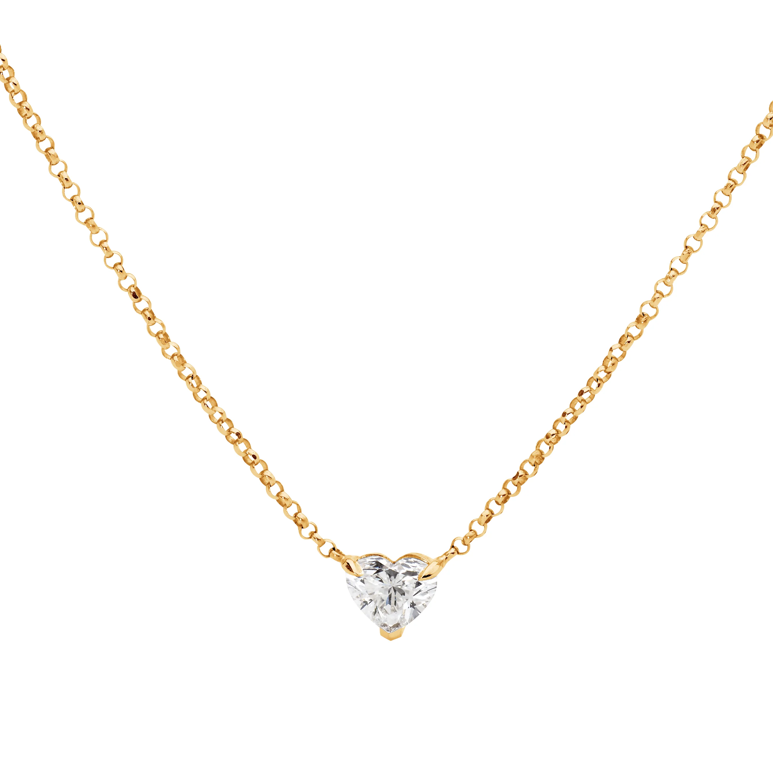 Diamond Heart Birthstone - April - Image 3